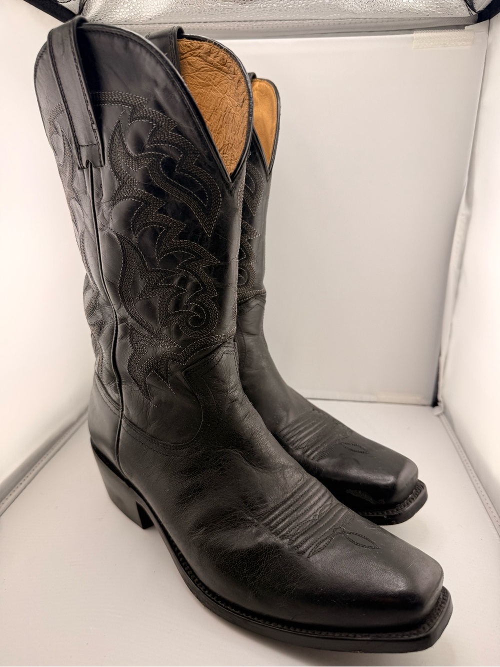 MOONSHINE SPIRIT® MEN'S MAD CAT WESTERN BOOTS - SQUARE TOE - Picture 3 of 11